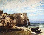 The Cliff at Etretat after the Storm Gustave Courbet